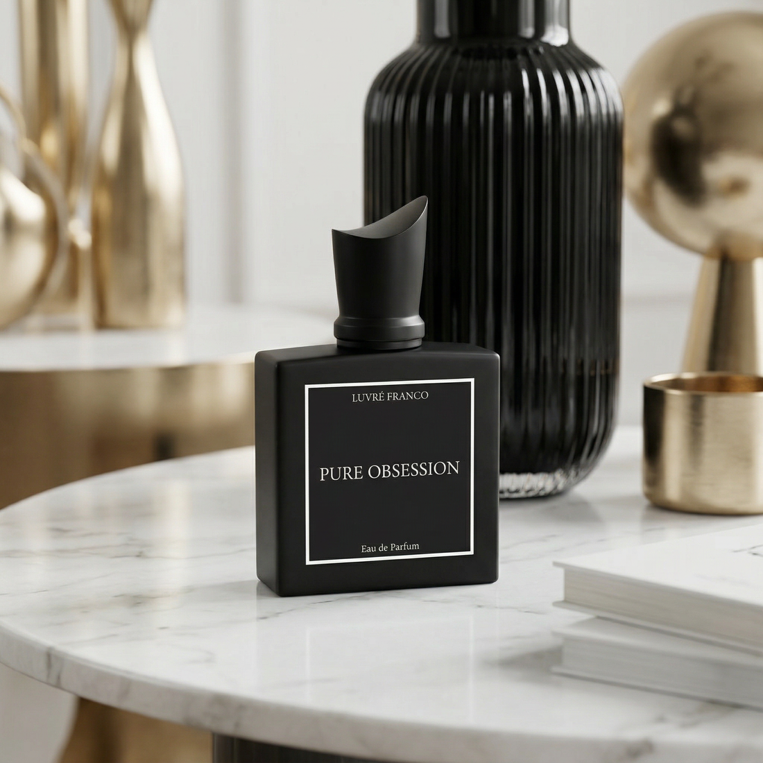 Pure Obsession Eau de Parfum von LUVRÉ FRANCO in eleganter Verpackung