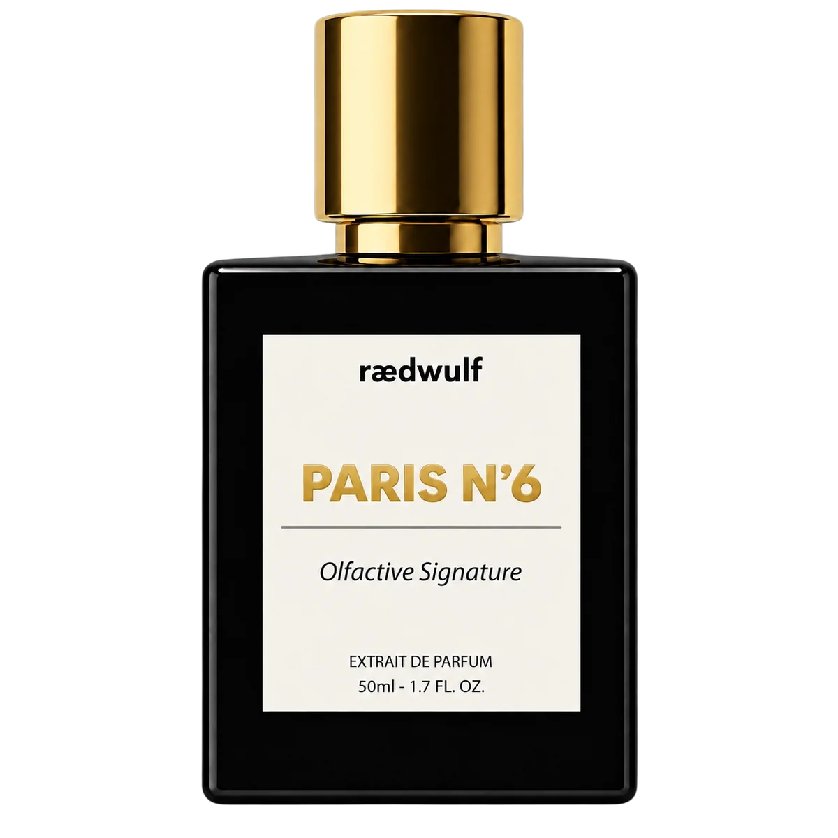 Flasche von rædwulf Paris N'6 EdP in einem eleganten Design