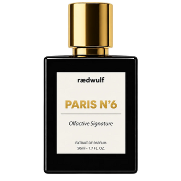 Flasche von rædwulf Paris N'6 EdP in einem eleganten Design