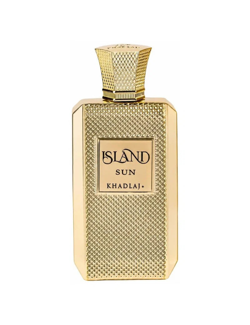 Khadlaj Island Sun EdP Flakon mit tropischem Design
